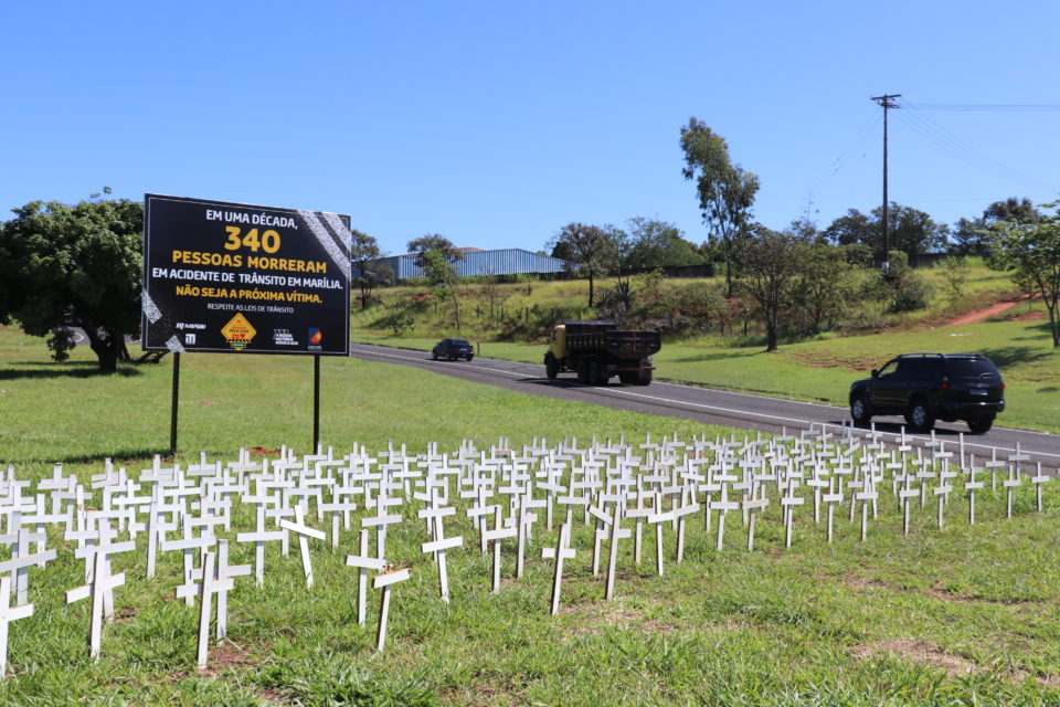 Campanha faz alerta para o elevado número de mortes no trânsito