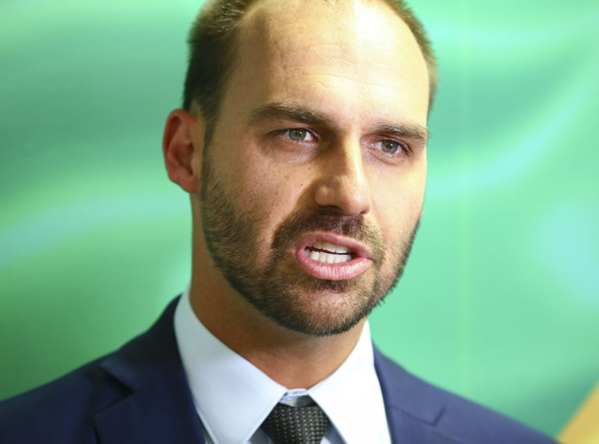 Eduardo Bolsonaro é destituído da liderança do PSL