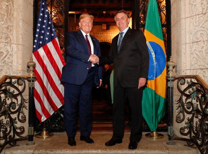 Bolsonaro está fazendo um ótimo trabalho no Brasil, diz Trump