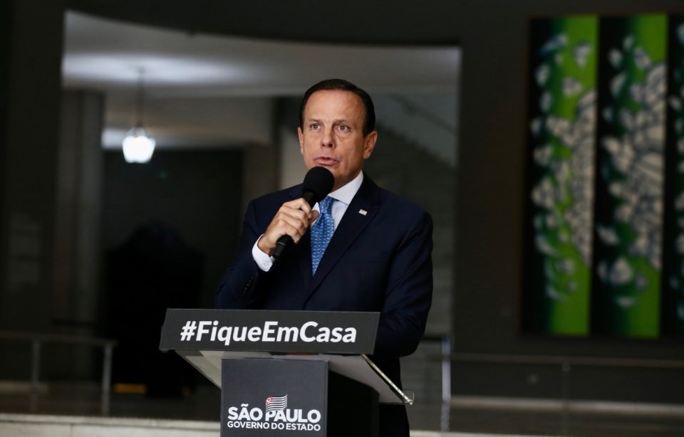 Doria anuncia reabertura gradual no Estado a partir do dia 11 de maio
