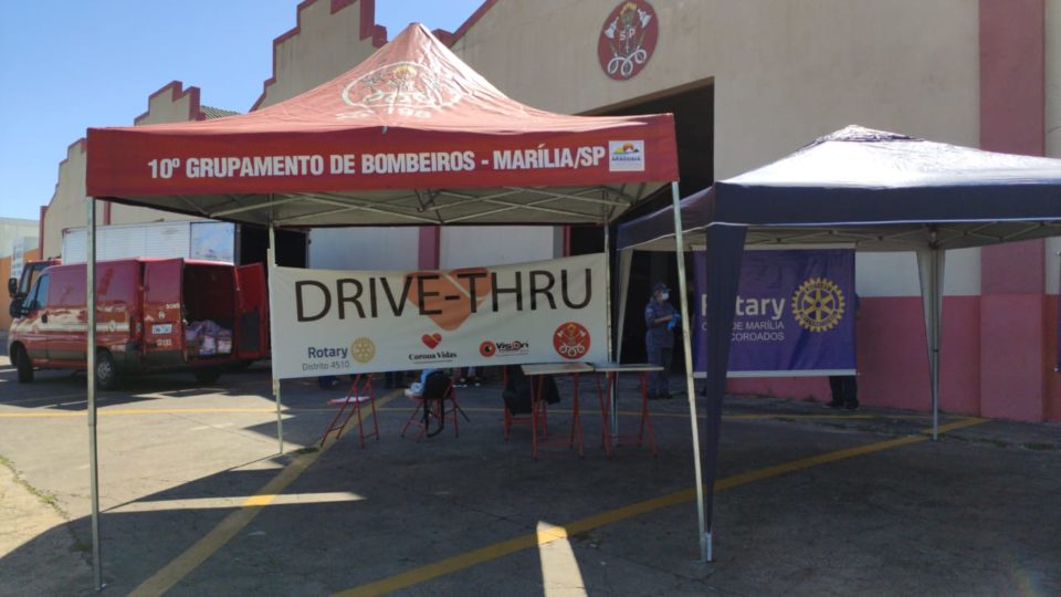 Bombeiros e Rotary Club preparam novo Drive Thru Solidário