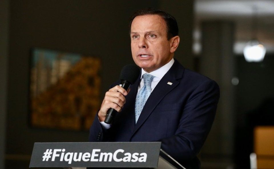 Doria amplia quarentena até 10 de maio em todo o Estado