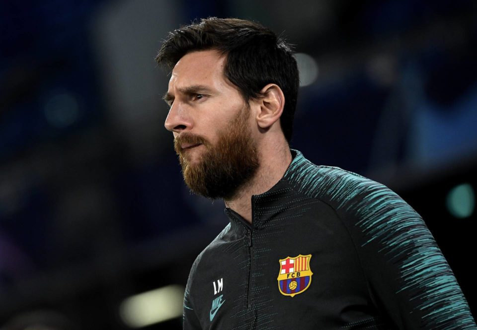 Lionel Messi vê a paralisação do futebol como positiva