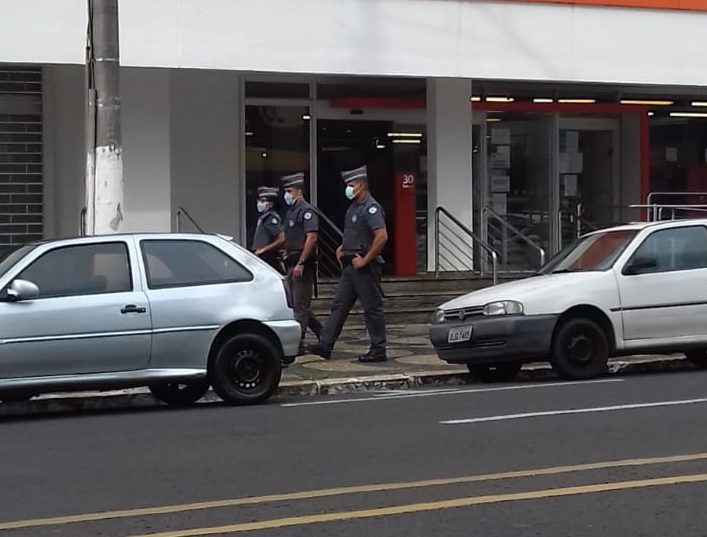 PM reforça policiamento na região bancária de Marília