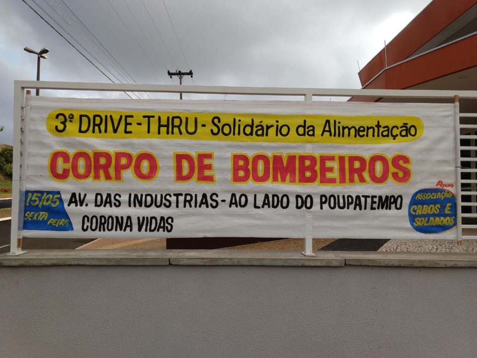 Bombeiros e Rotary realizam Drive Thru Solidário