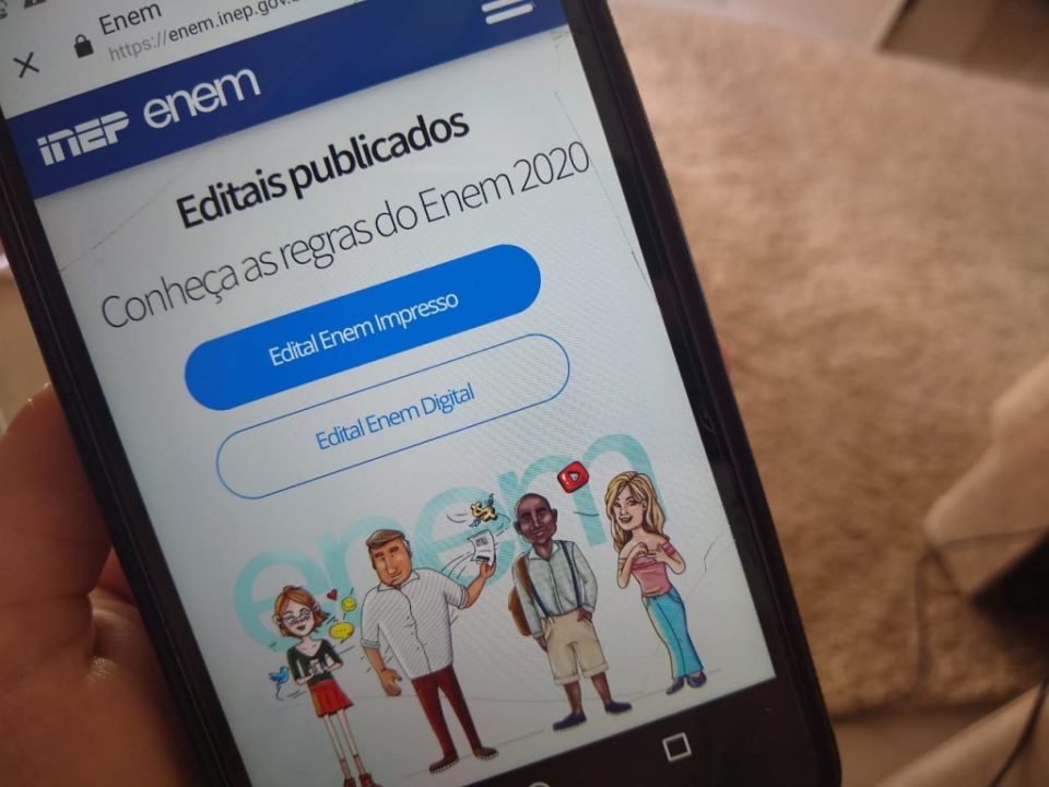 Inscrições para o Enem 2020 começam nesta segunda