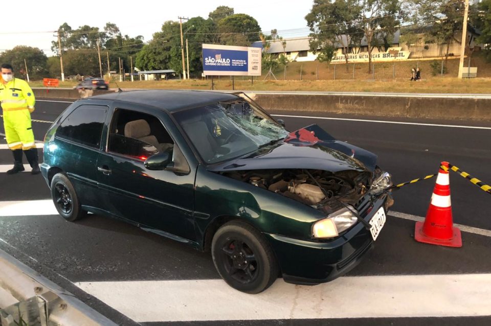 Mulher morre após ser atropelada na rodovia SP-333