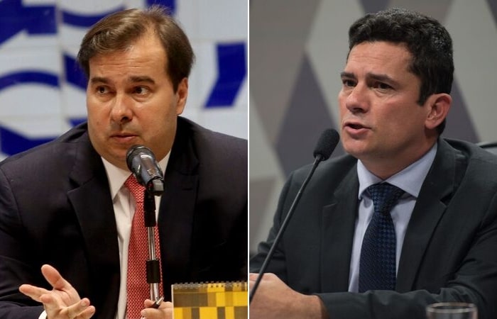 Rodrigo Maia diz que Sergio Moro reage ‘como político’