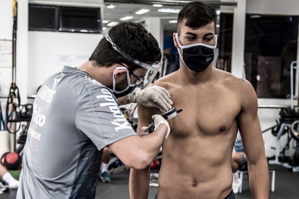 Jogadores do Santos tentam se adaptar ao ‘novo normal’