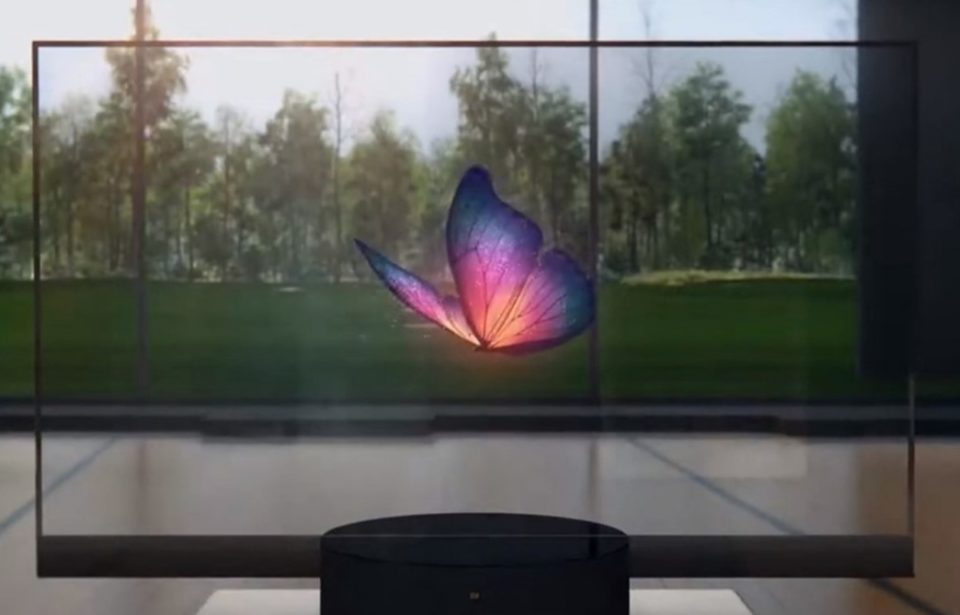 Xiaomi anuncia TV com tela transparente por US$ 7,2 mil