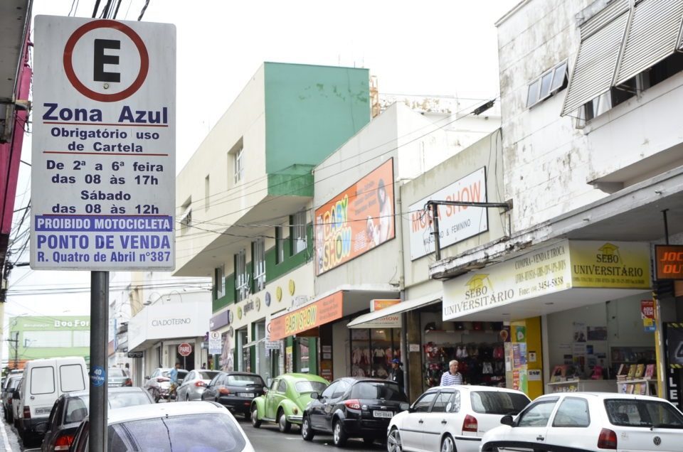 Zona Azul terá três mil vagas e receita superior a R$ 1 milhão por mês