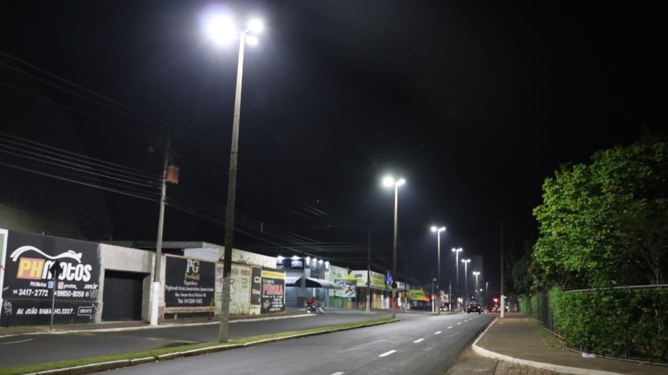 Avenidas Tiradentes, Mem de Sá e João Ramalho estão com nova iluminação