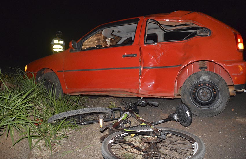 Motorista embriagado atropela casal de ciclistas na região