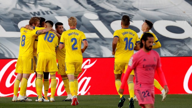 Real Madrid é superado pelo Cádiz e perde a invencibilidade no Espanhol