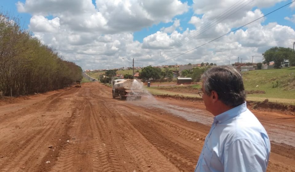 Prefeitura inicia pavimentação completa da Estrada do Pombo