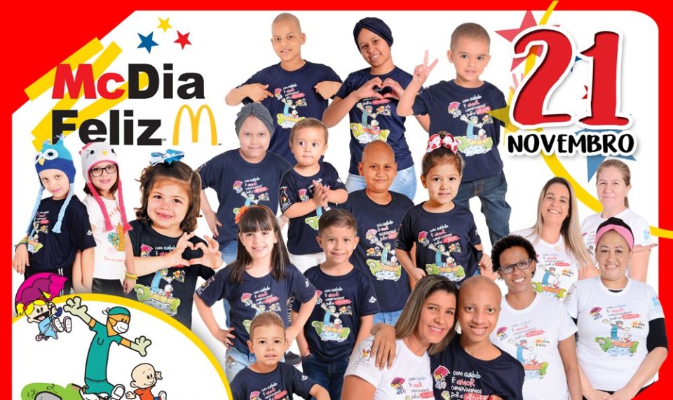 McDia Feliz: campanha foca o combate ao câncer infantojuvenil