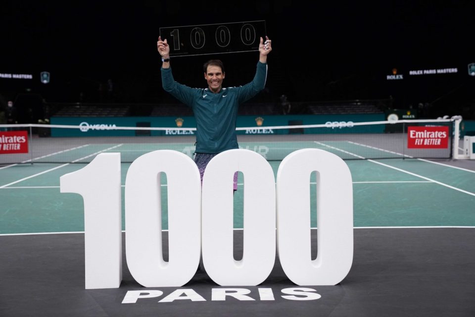Rafael Nadal atinge a marca de 1.000 vitórias na carreira