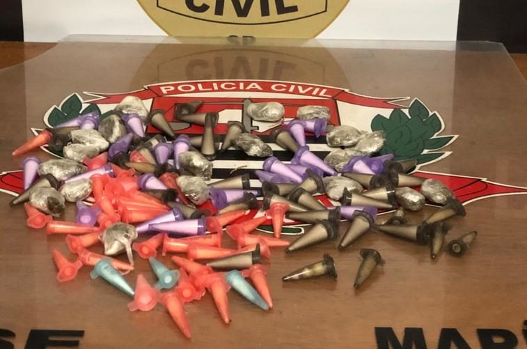 Dise prende rapaz com crack, cocaína e maconha