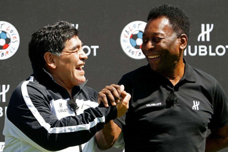 No 7º dia da morte de Maradona, Pelé diz: ‘Eu te amo, Diego’