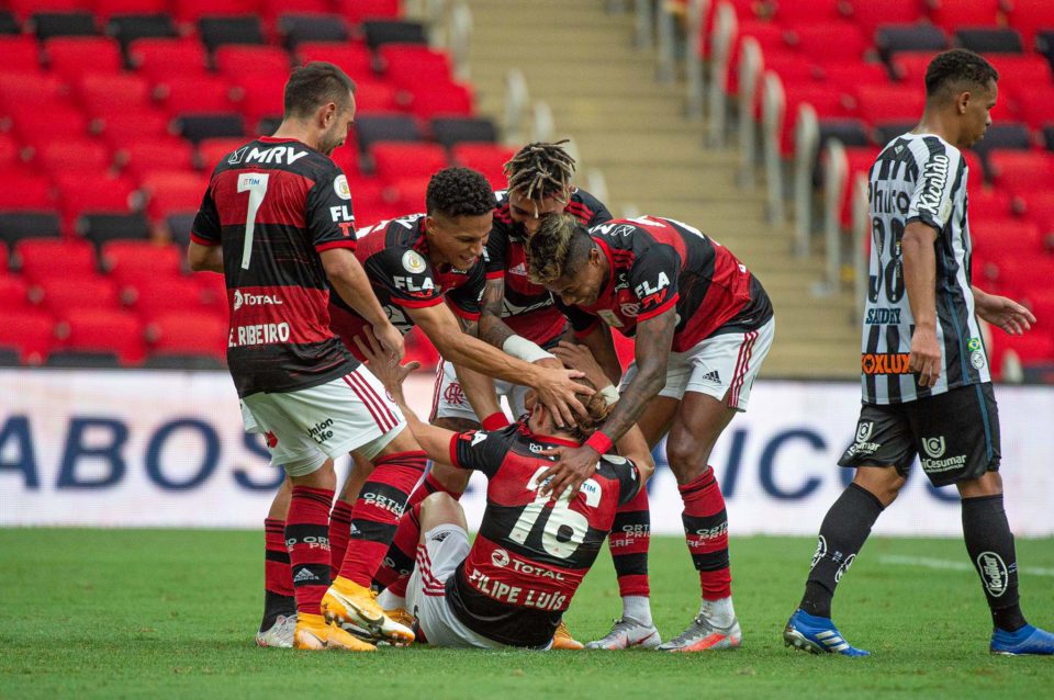 Santos é goleado pelo Flamengo no Maracanã