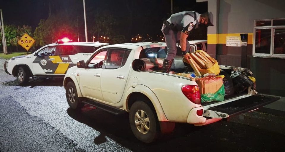 TOR prende dois com 592 quilos de maconha na SP-333