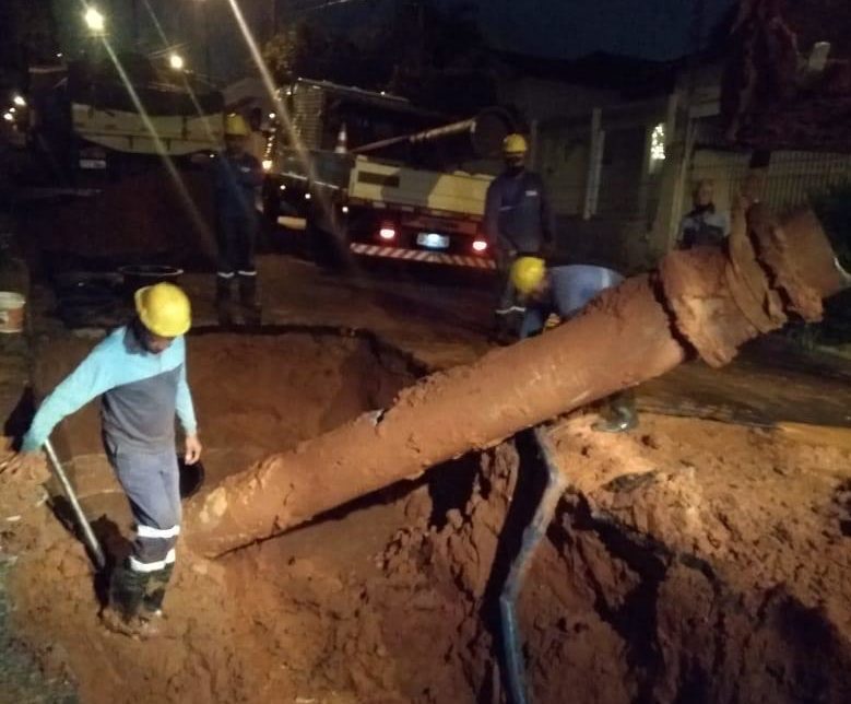 Tubulação rompe e pode faltar água em Marília, alerta Daem