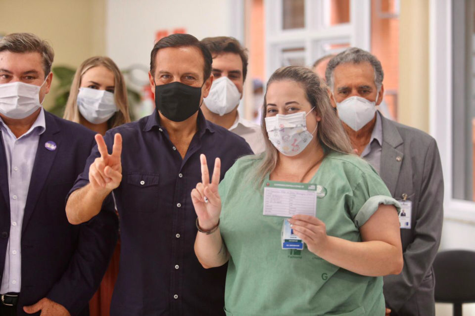 Em Marília, Doria critica Bolsonaro e pergunta: ‘onde estão as vacinas?’