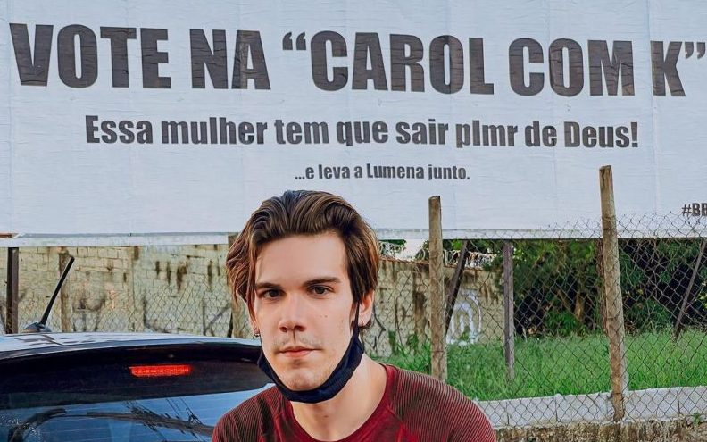 Youtuber faz outdoor pedindo saída de Karol Conká do BBB21