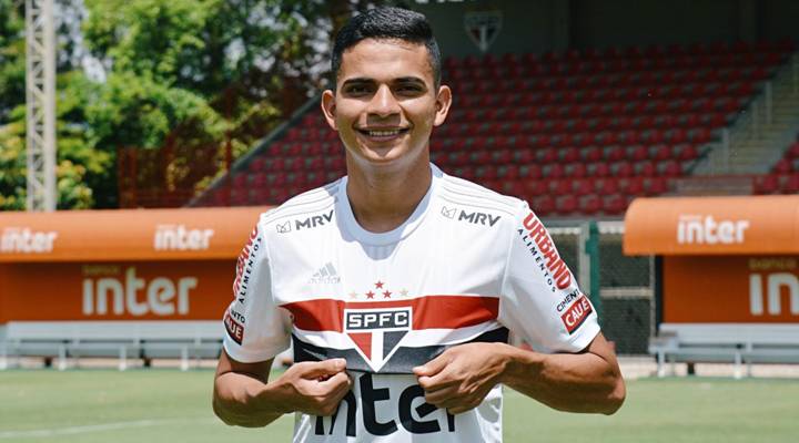 Bruno Rodrigues é inscrito no BID como jogador do São Paulo