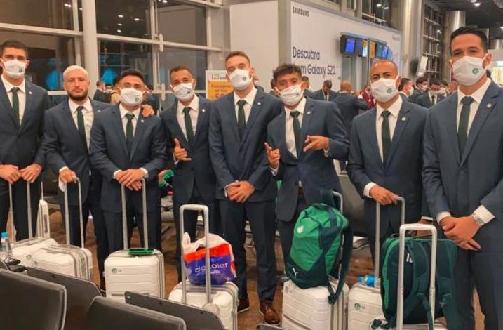 Jogadores do Palmeiras embarca para o Mundial de Clubes no Catar