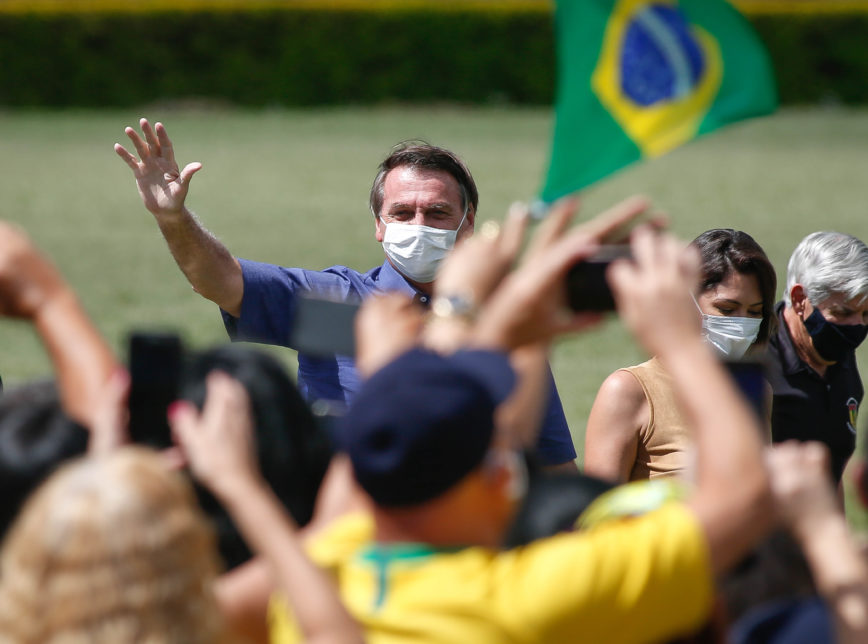 Aniversário de Bolsonaro é comemorado com ato no Rio