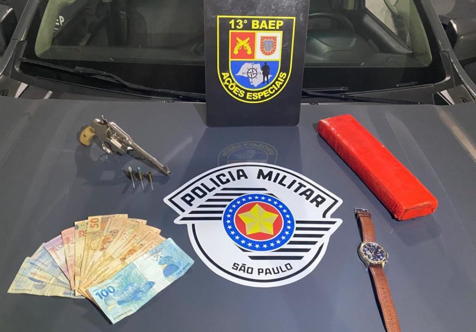 Baep prende autor de roubo com drogas e arma em Gália
