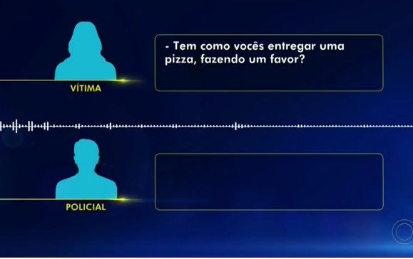 Mulher finge pedir pizza para denunciar violência doméstica