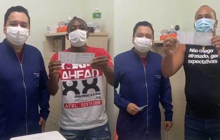 Amaral e Chulapa recebem vacina no Acre e são criticados