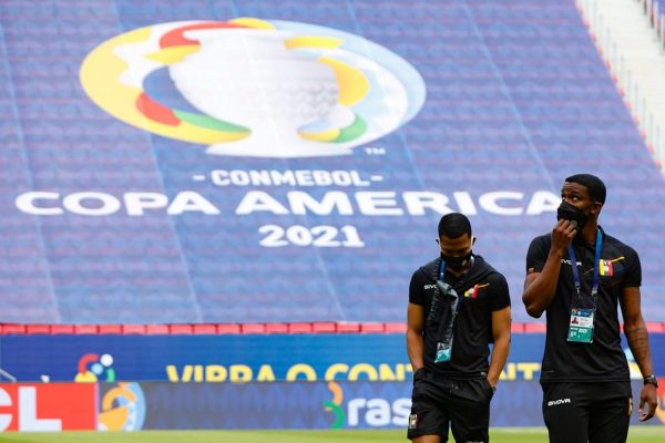 Conmebol divulga redução de casos de Covid-19 na Copa América