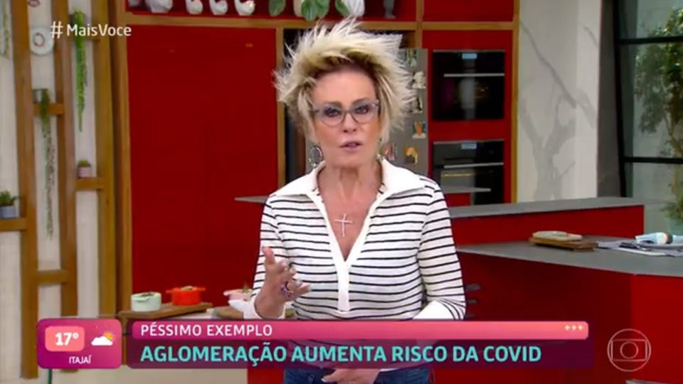 Ana Maria Braga se revolta com aglomeração no interior