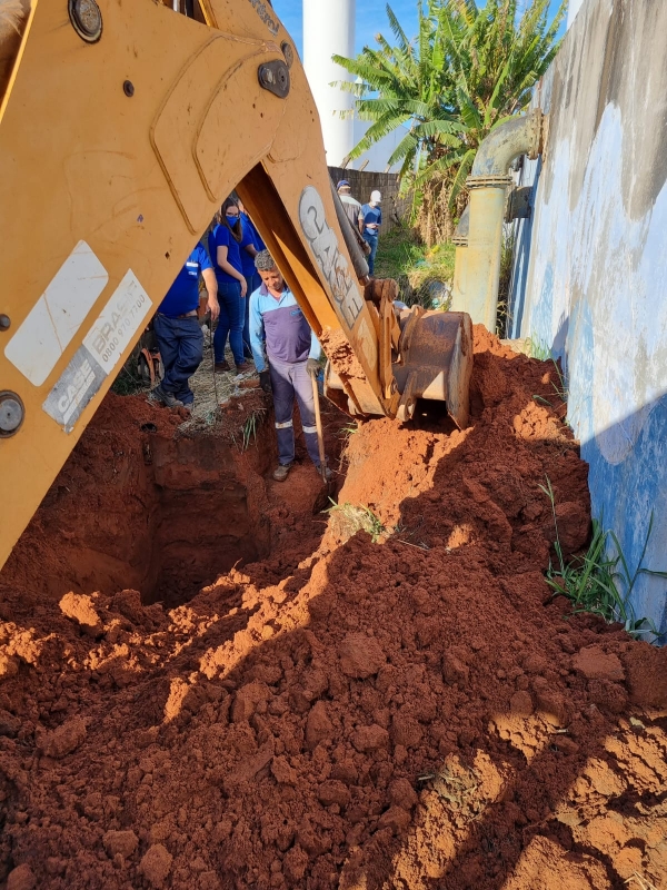 Quebra de peça pode prejudicar abastecimento na zona Sul