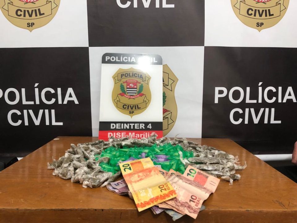 Ações da Dise detêm quatro por tráfico de drogas