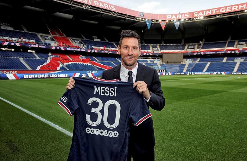 Lionel Messi é apresentado como novo jogador do PSG