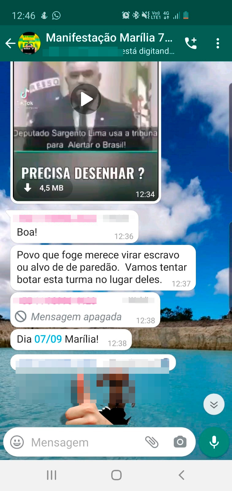 Bolsonaristas indicam que irão levar armas ao ato do dia 7 em Marília