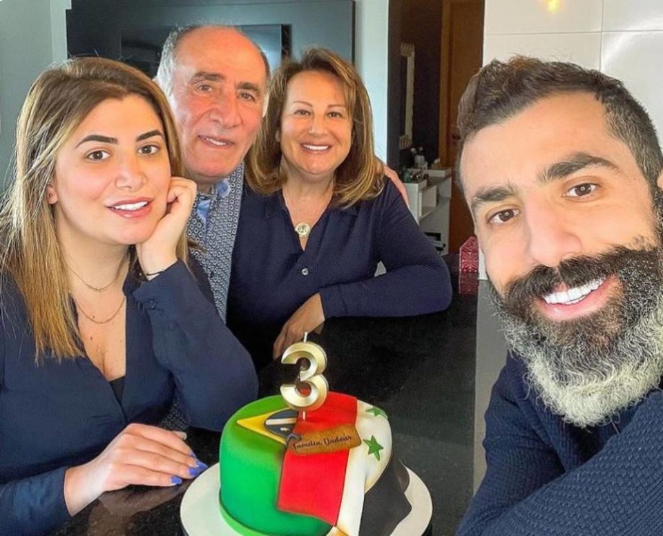 Kaysar Dadour completa 3 anos com família no País