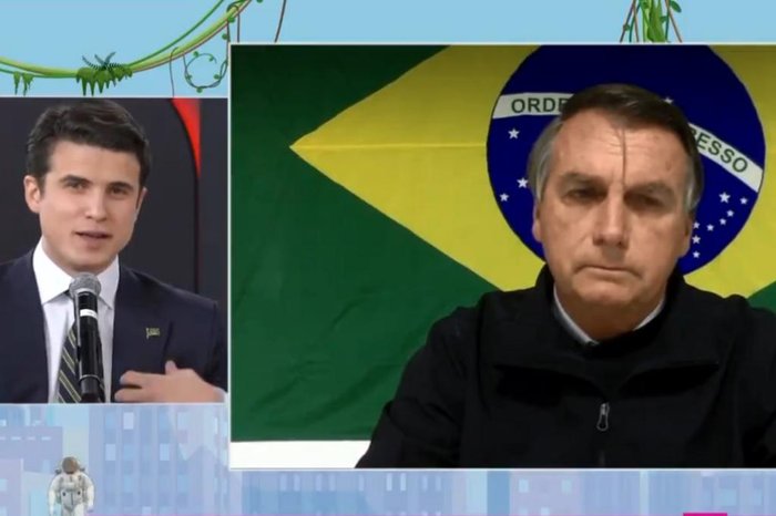 Bolsonaro abandona entrevista após discutir com humorista