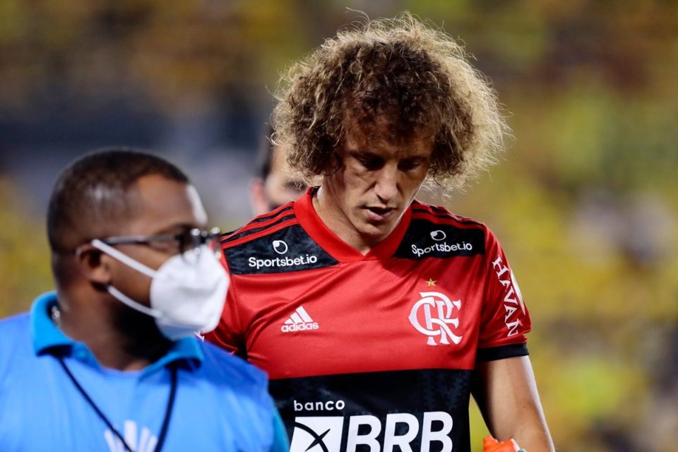 Zagueiro David Luiz sofre lesão e vira desfalque no Flamengo