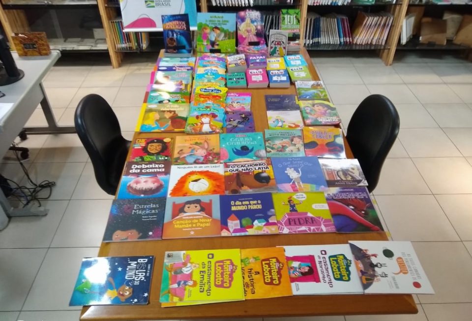 Biblioteca recebe doação de 240 livros de Sebo Universitário