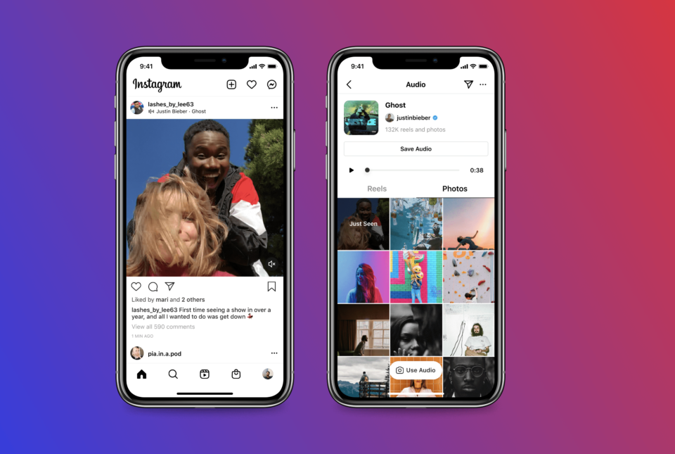 Instagram testa função de adicionar música a fotos no feed