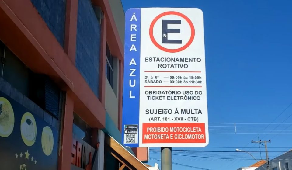 Começa fase de testes da nova Área Azul digital em Garça