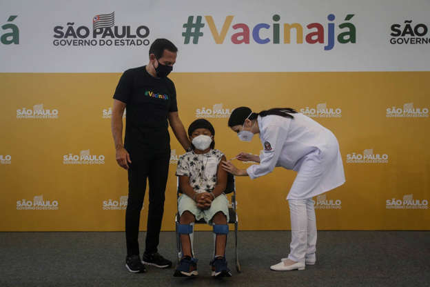 SP vacinará crianças sem comorbidades a partir de fevereiro