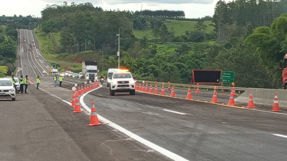 Rodovia SP-294 é liberada após chuvas em Garça