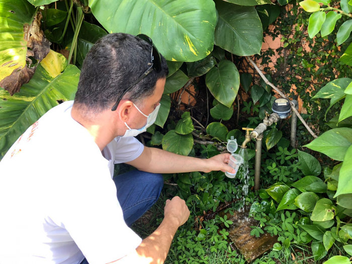 Vigilância verifica qualidade da água