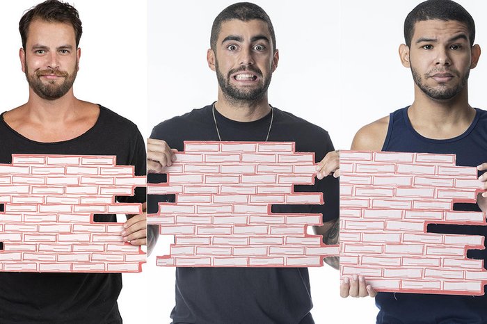 Gustavo, Scooby e Vinicius estão no oitavo paredão do BBB 22